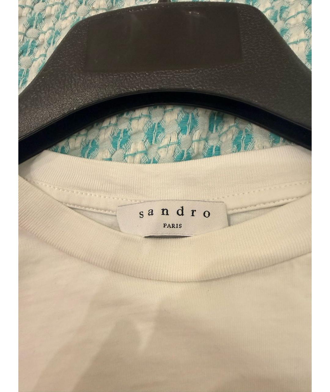 SANDRO Мульти хлопковая футболка, фото 2