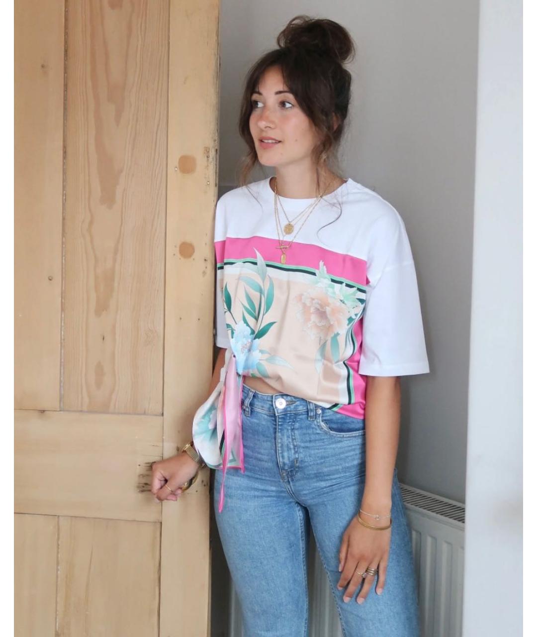 SANDRO Мульти хлопковая футболка, фото 7