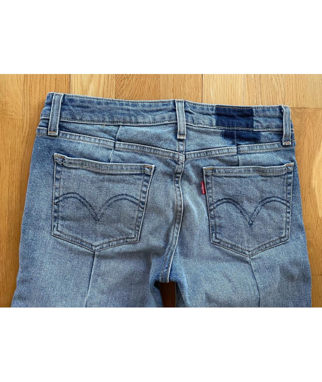 LEVI'S Голубые хлопковые джинсы слим, фото 4