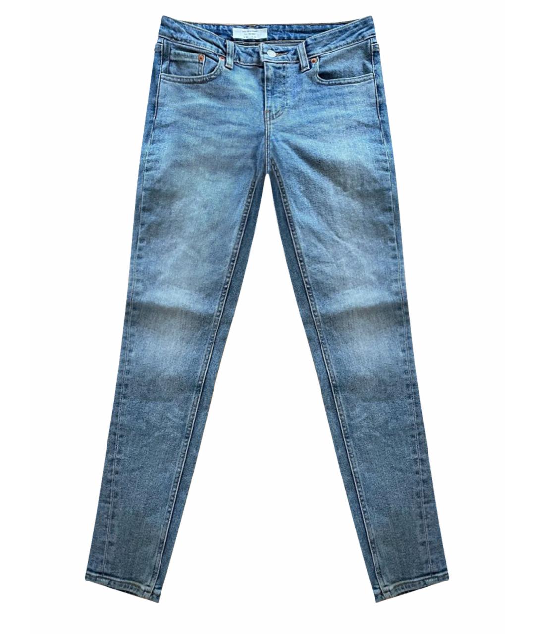LEVI'S Голубые хлопковые джинсы слим, фото 1