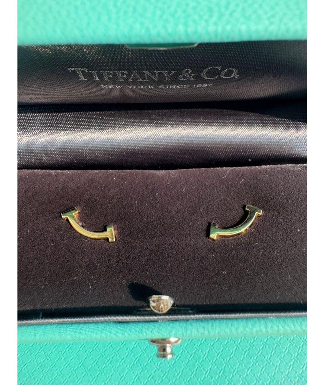 TIFFANY&CO Золотые серьги из желтого золота, фото 4