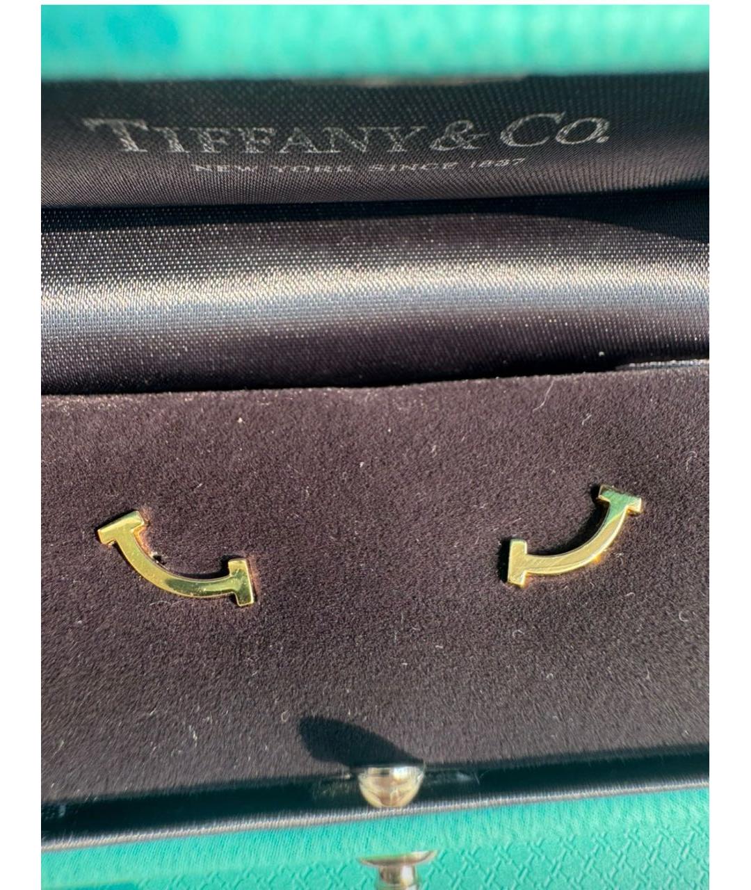 TIFFANY&CO Золотые серьги из желтого золота, фото 2