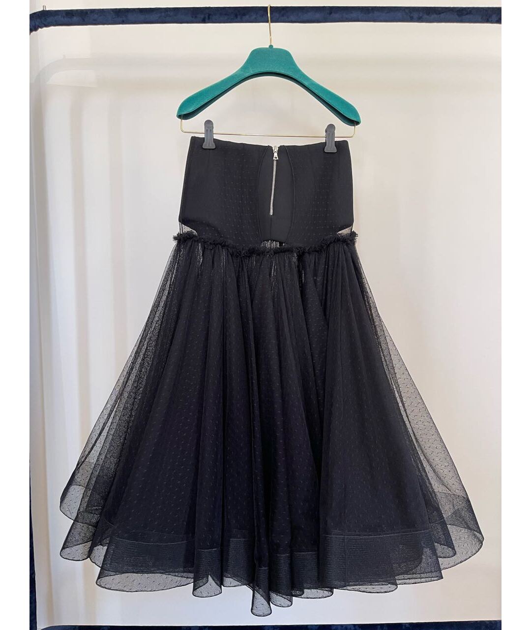 BOHEMIQUE Черная сетчатая юбка миди, фото 2