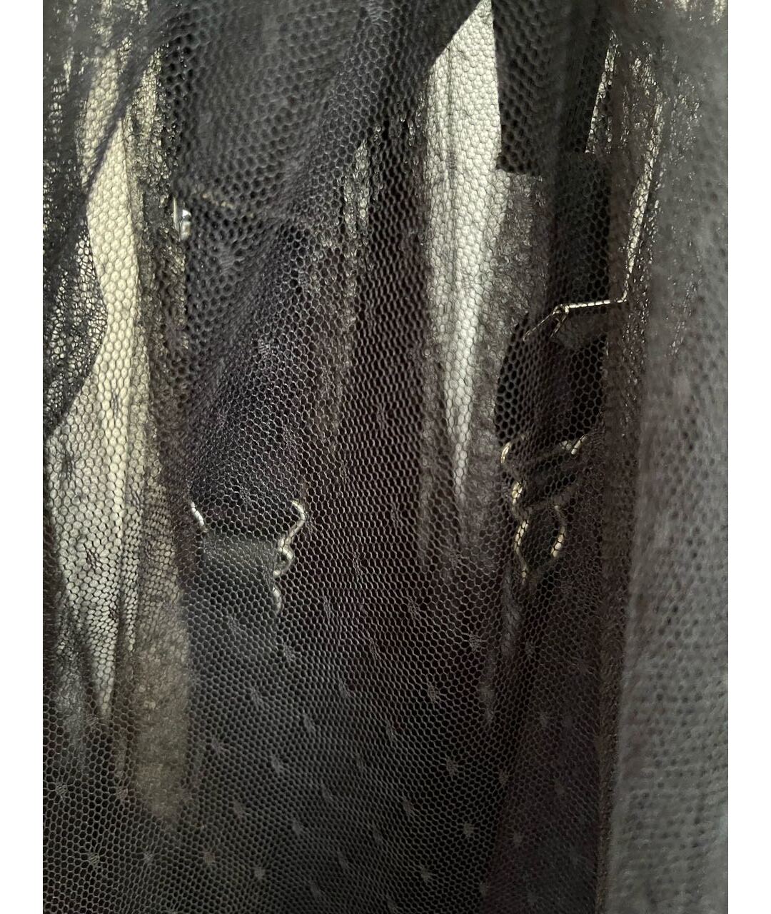 BOHEMIQUE Черная сетчатая юбка миди, фото 3