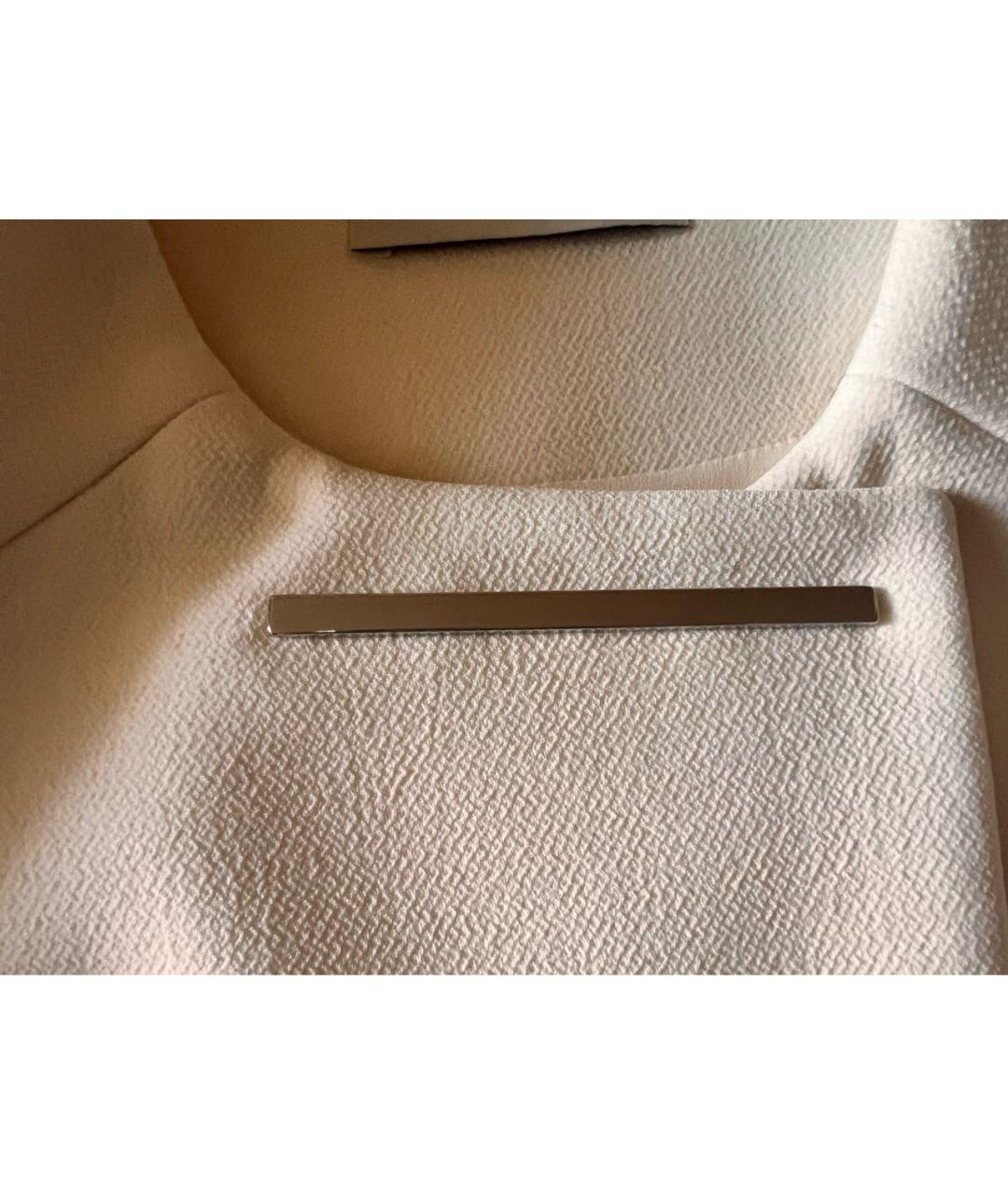 BALENCIAGA Бежевый полиэстеровый тренч/плащ, фото 6