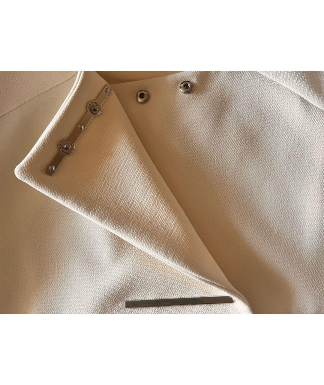 BALENCIAGA Бежевый полиэстеровый тренч/плащ, фото 4