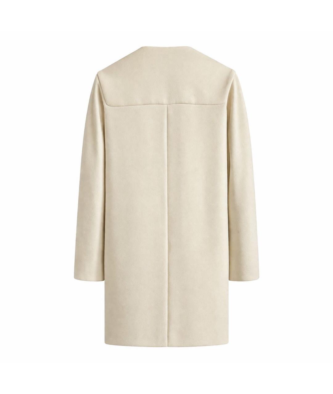 BALENCIAGA Бежевый полиэстеровый тренч/плащ, фото 2