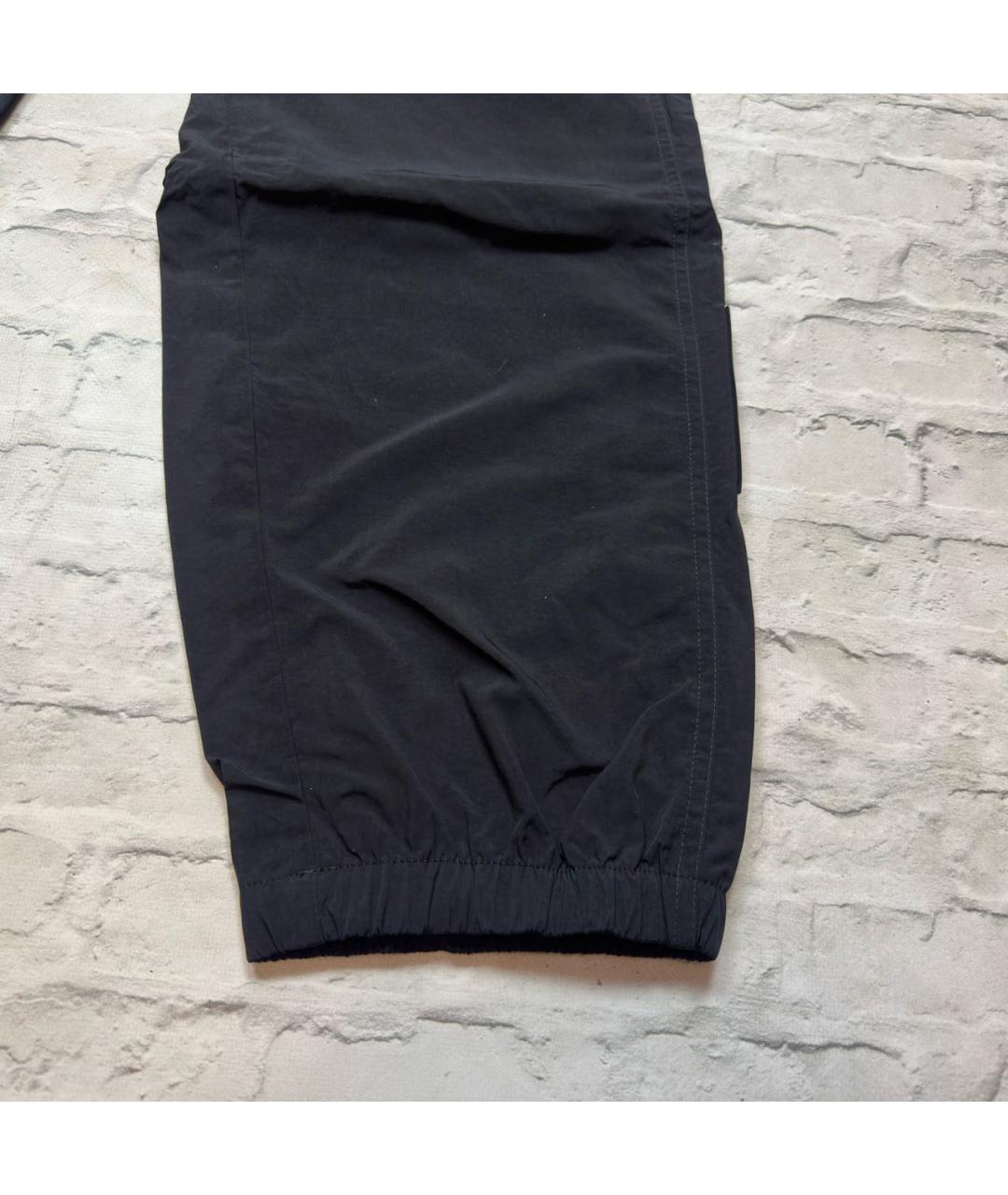 LACOSTE Черные полиамидовые повседневные брюки, фото 6