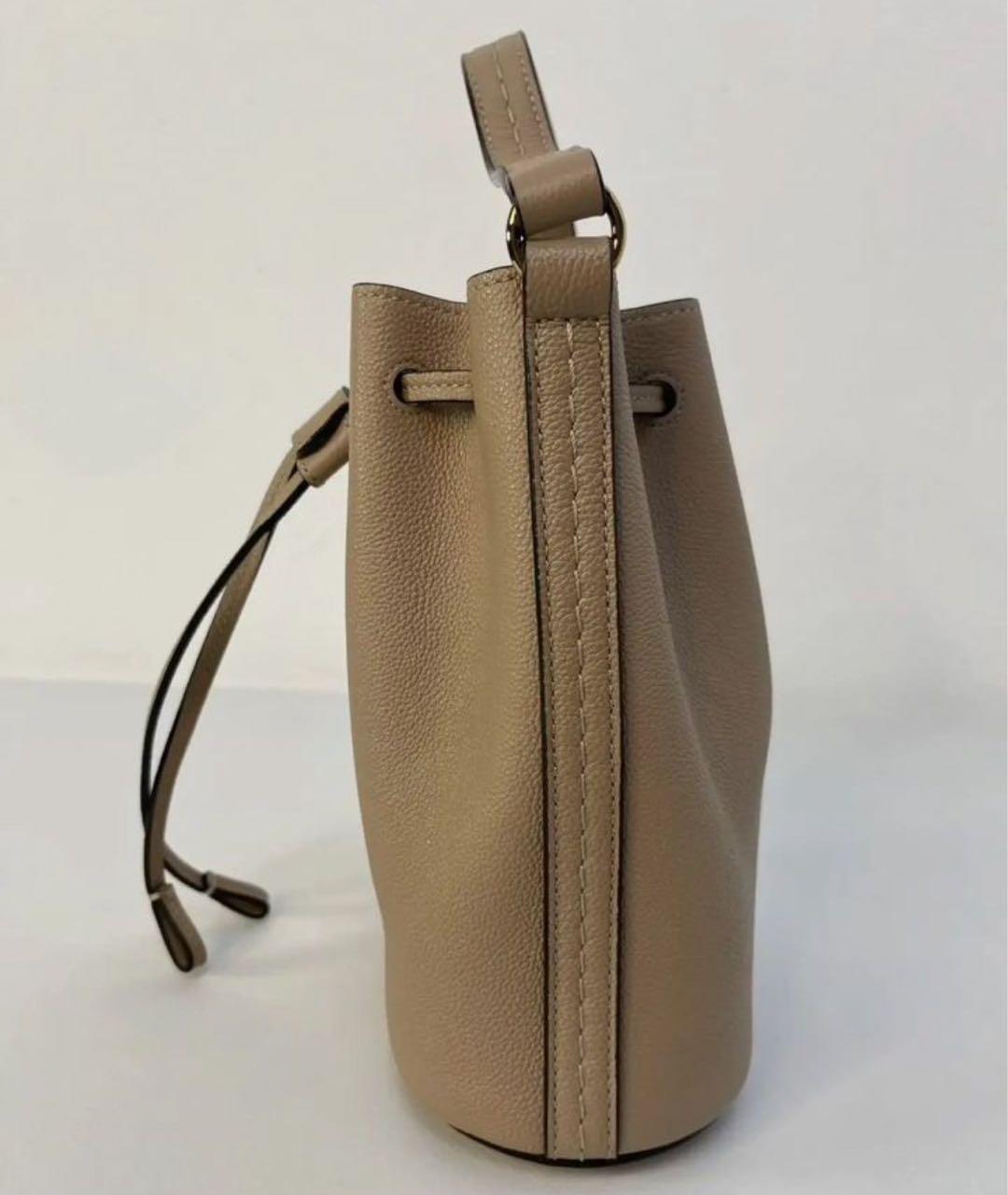 TOD'S Бежевая кожаная сумка через плечо, фото 2