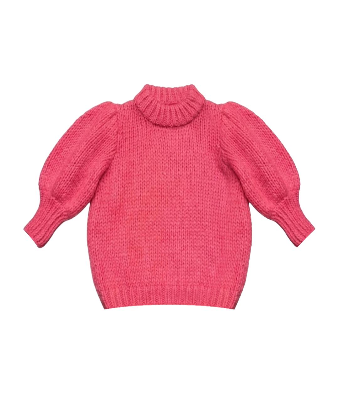 GANNI Коралловый шерстяной джемпер / свитер, фото 1