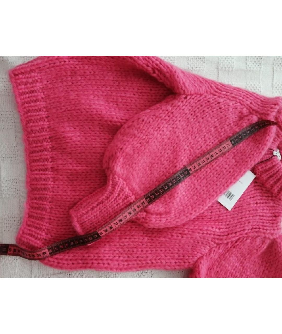 GANNI Коралловый шерстяной джемпер / свитер, фото 6