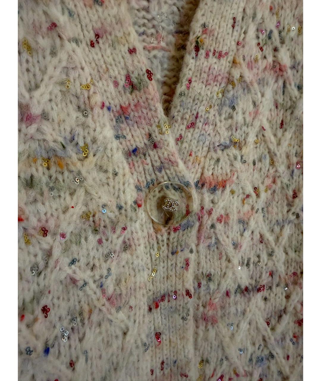 CHANEL Бежевый кардиган, фото 3