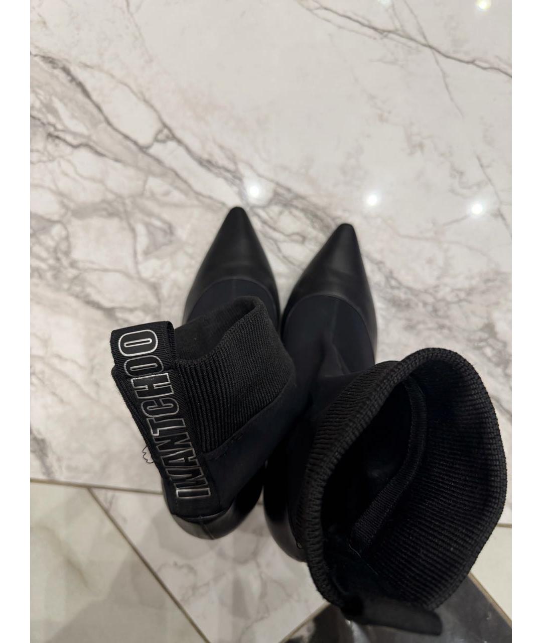 JIMMY CHOO Черные текстильные ботильоны, фото 3