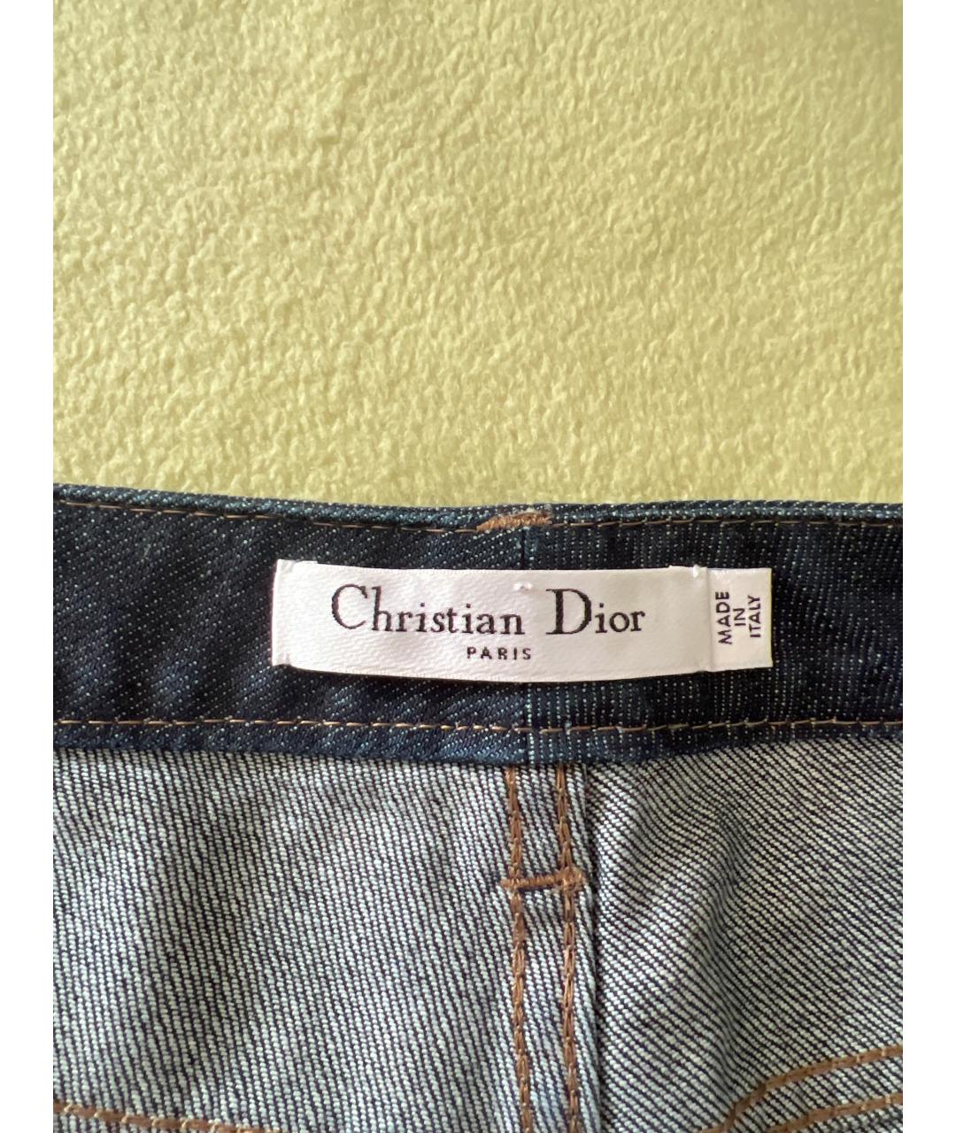 CHRISTIAN DIOR Темно-синие хлопковые шорты, фото 9