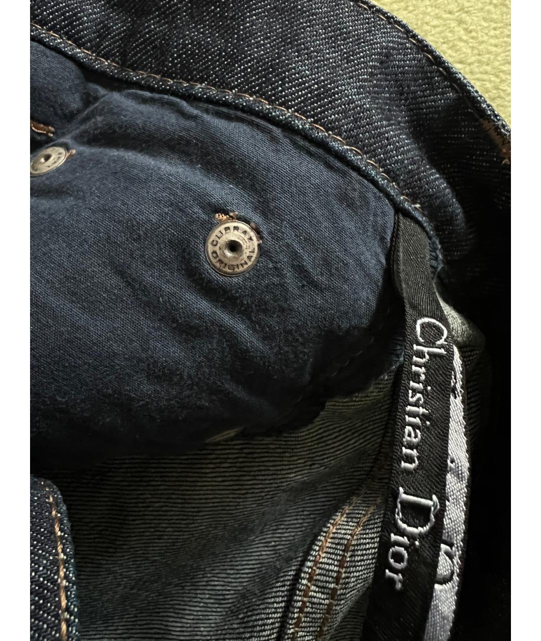 CHRISTIAN DIOR Темно-синие хлопковые шорты, фото 7