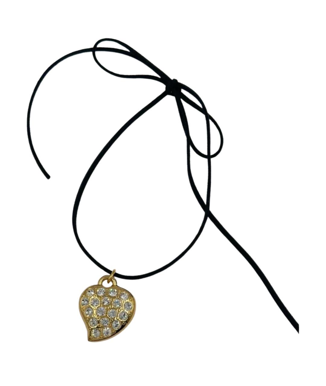 SAINT LAURENT Золотой позолоченный кулон, фото 1