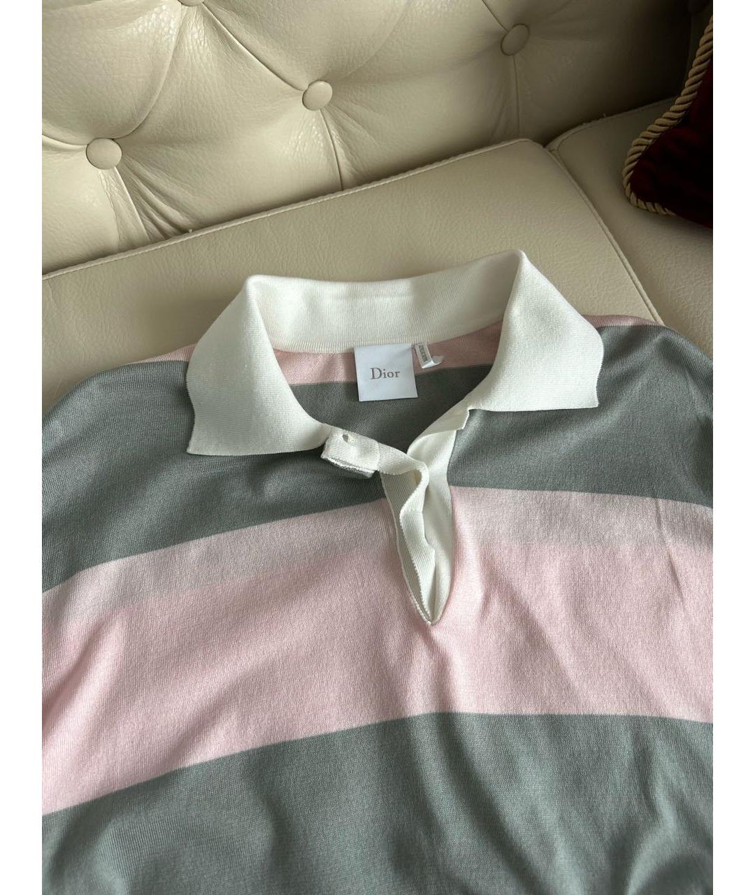 CHRISTIAN DIOR Розовый хлопковый джемпер / свитер, фото 6