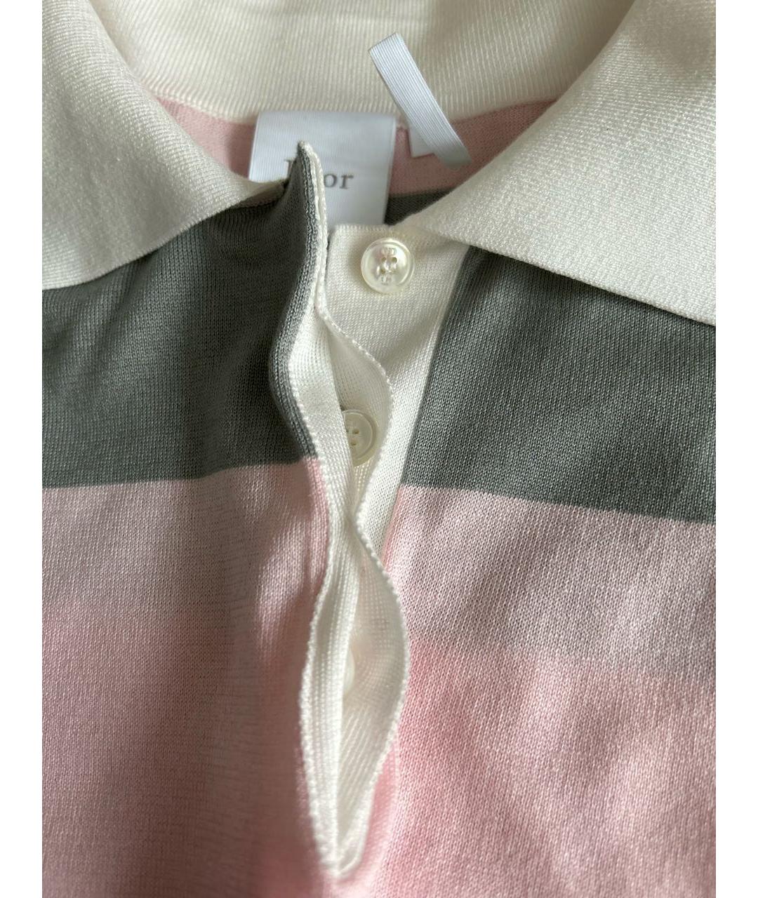 CHRISTIAN DIOR Розовый хлопковый джемпер / свитер, фото 7