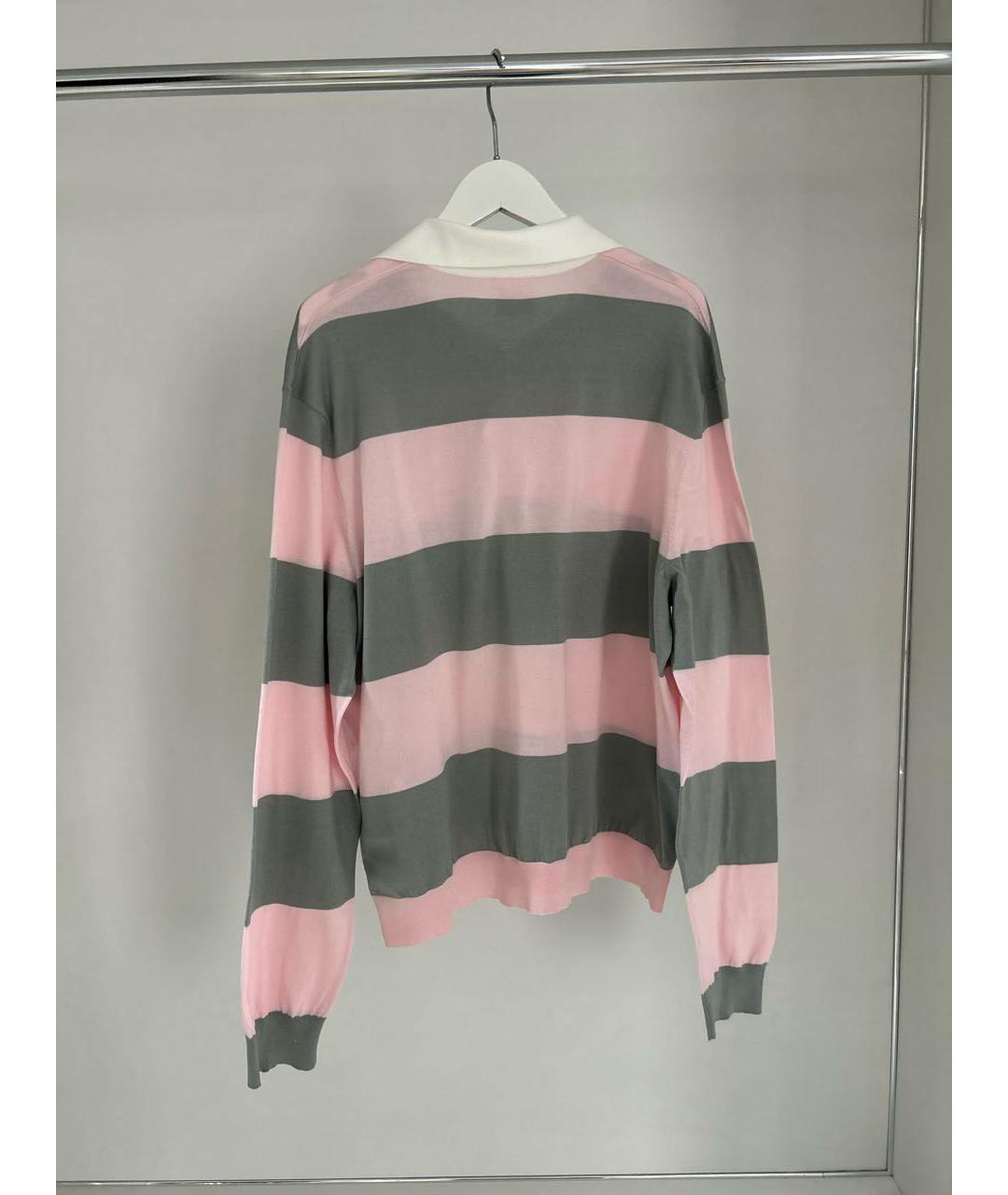 CHRISTIAN DIOR Розовый хлопковый джемпер / свитер, фото 2