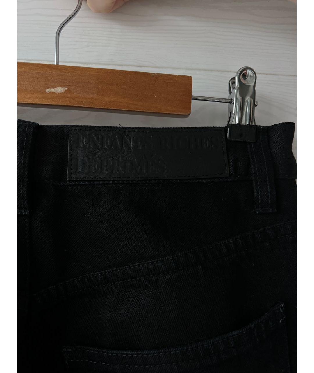 Enfants Riches Déprimés Черные хлопковые джинсы скинни, фото 3