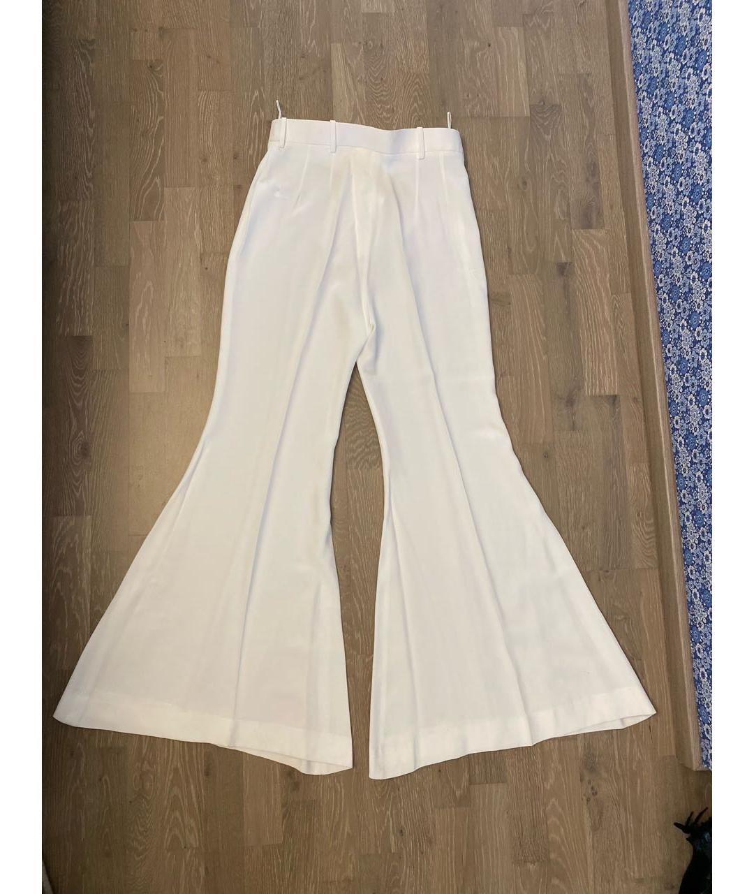 NINA RICCI Белый вискозный костюм с брюками, фото 5