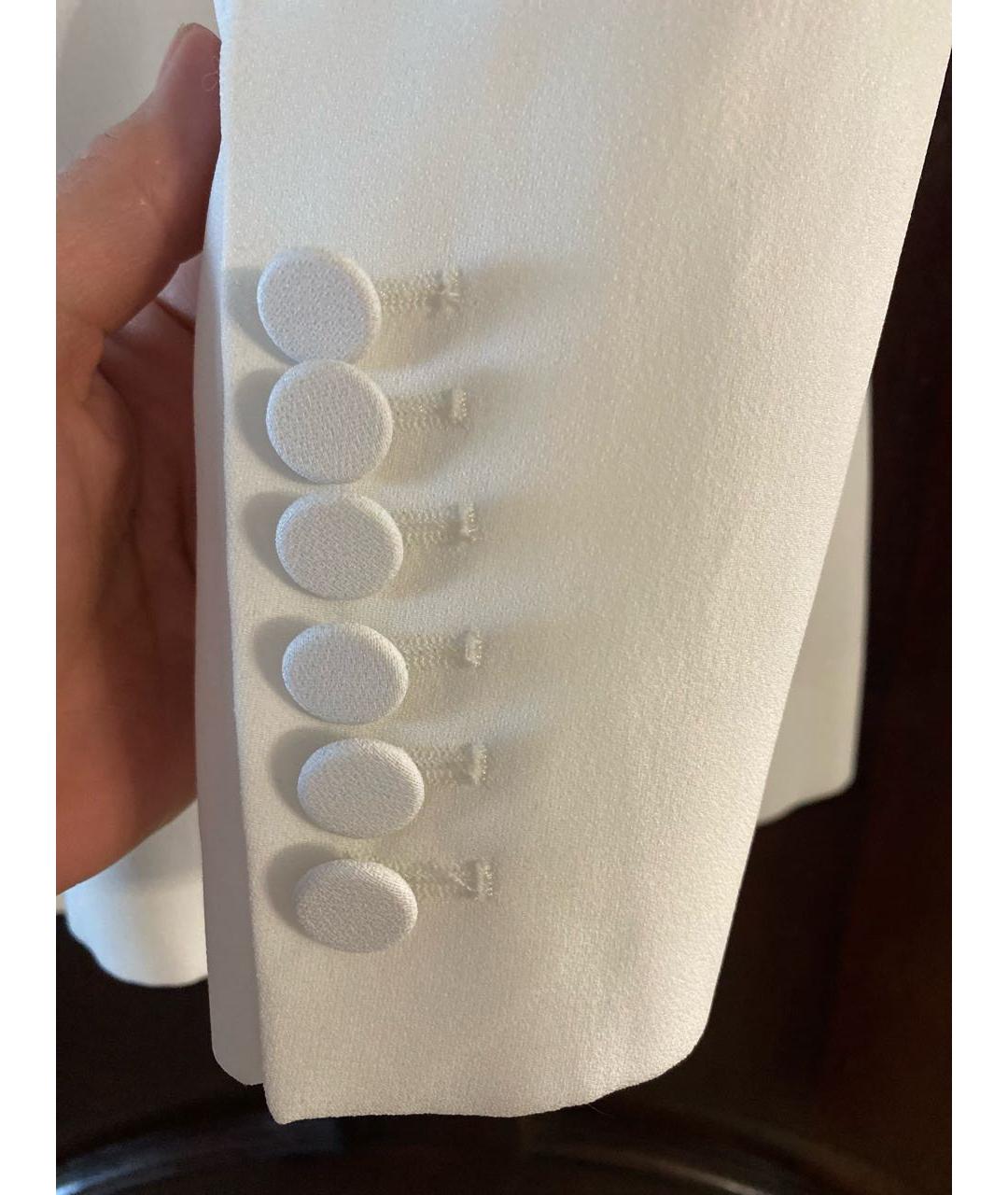 NINA RICCI Белый вискозный костюм с брюками, фото 6