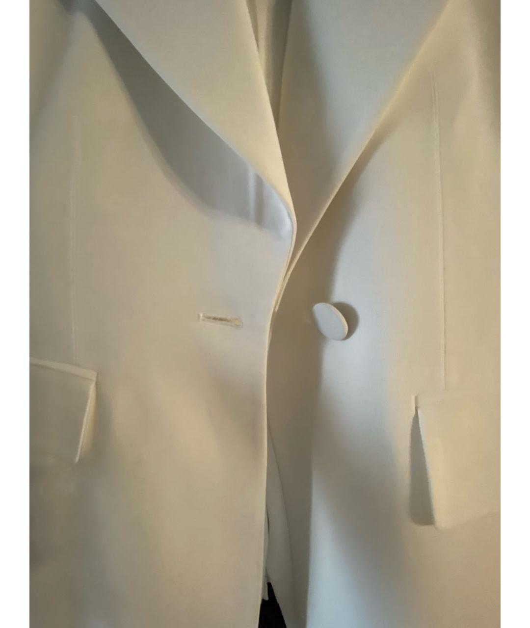 NINA RICCI Белый вискозный костюм с брюками, фото 8