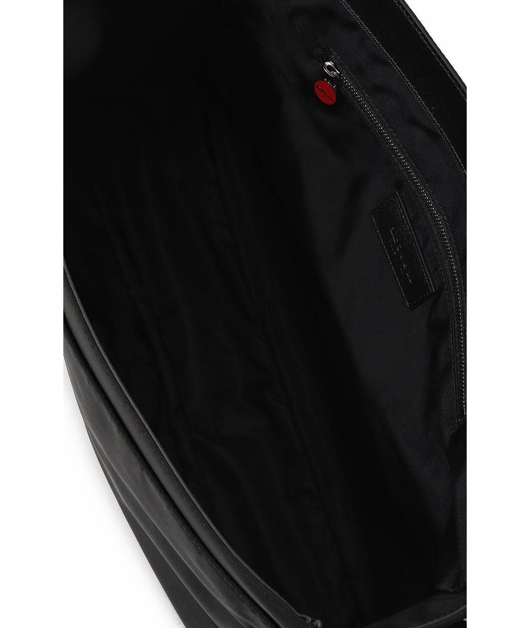 KITON Черная тканевая сумка на плечо, фото 4