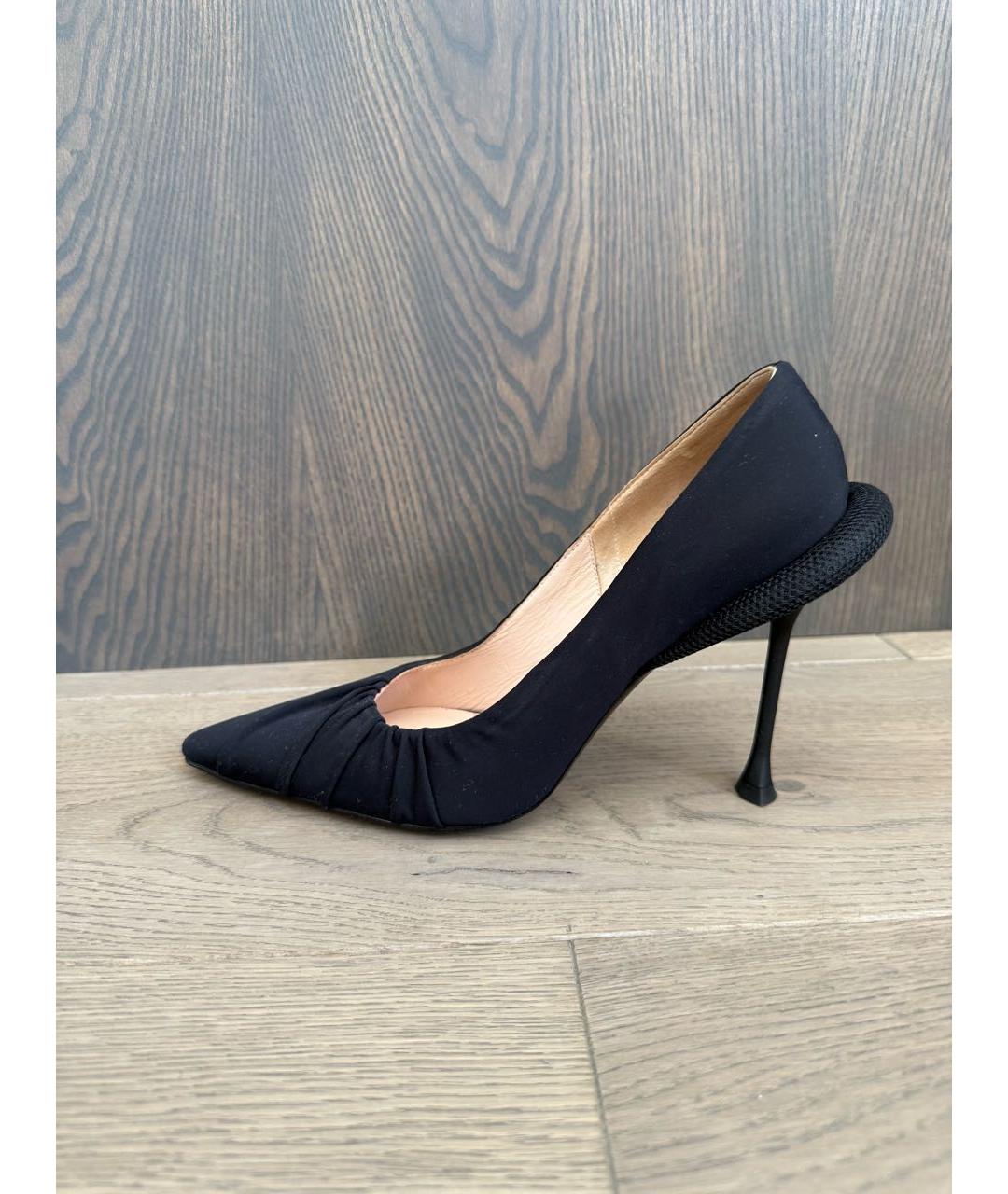 NO. 21 Черные текстильные туфли, фото 6