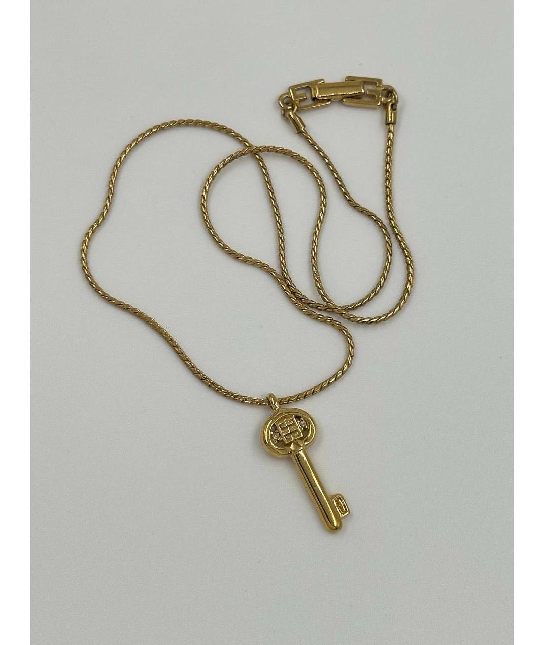 GIVENCHY Золотая позолоченная подвеска, фото 7