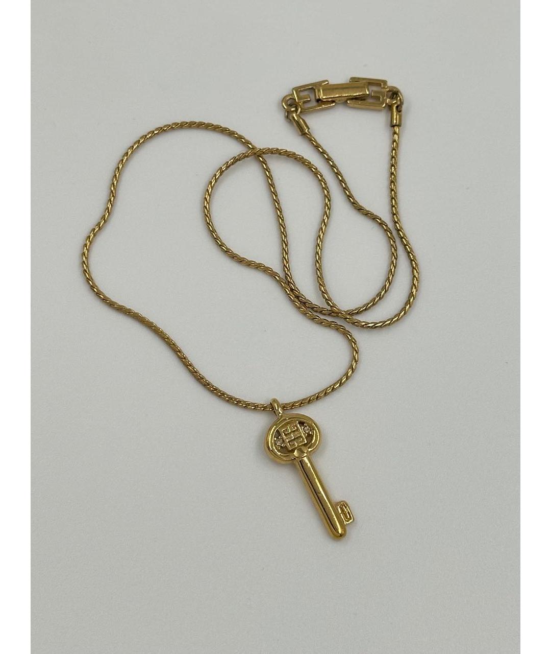 GIVENCHY Золотая позолоченная подвеска, фото 9