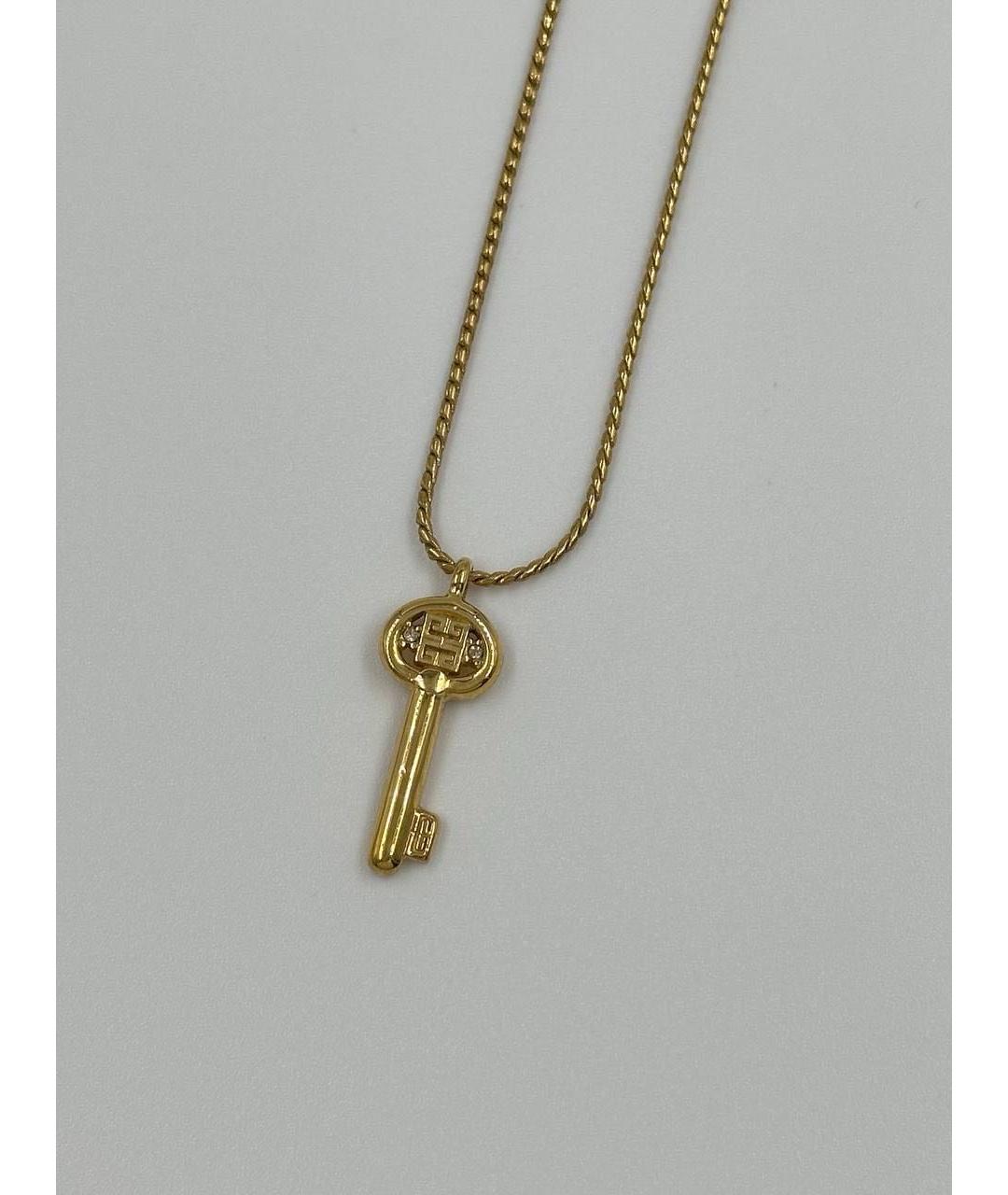 GIVENCHY Золотая позолоченная подвеска, фото 8