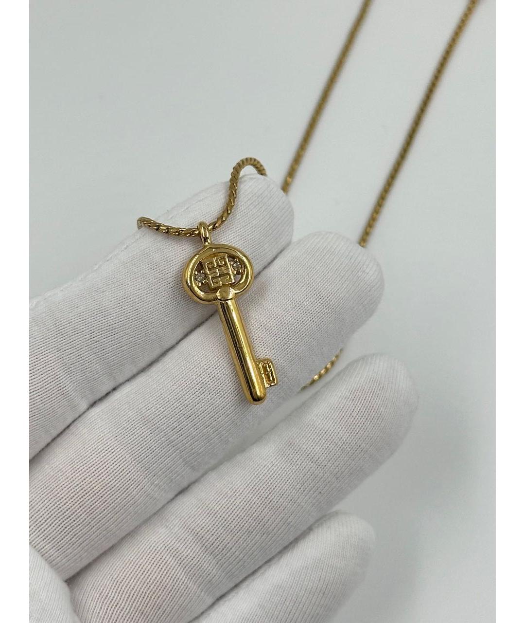 GIVENCHY Золотая позолоченная подвеска, фото 3