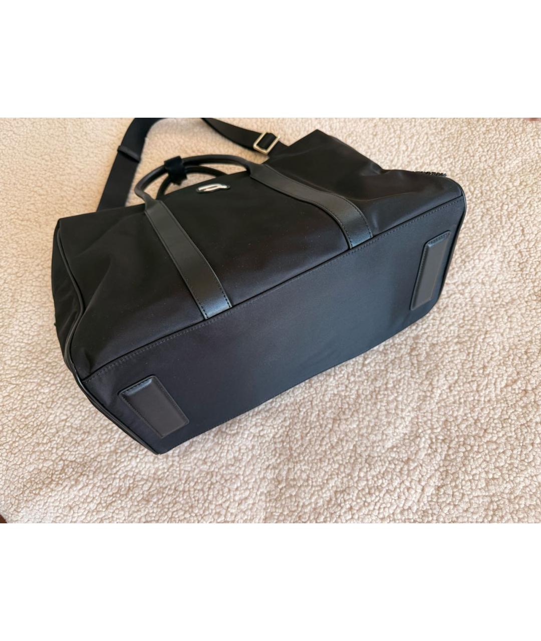 KARL LAGERFELD Черная тканевая дорожная/спортивная сумка, фото 3