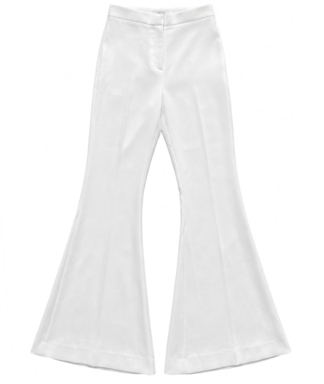 NINA RICCI Белые вискозные брюки широкие, фото 1