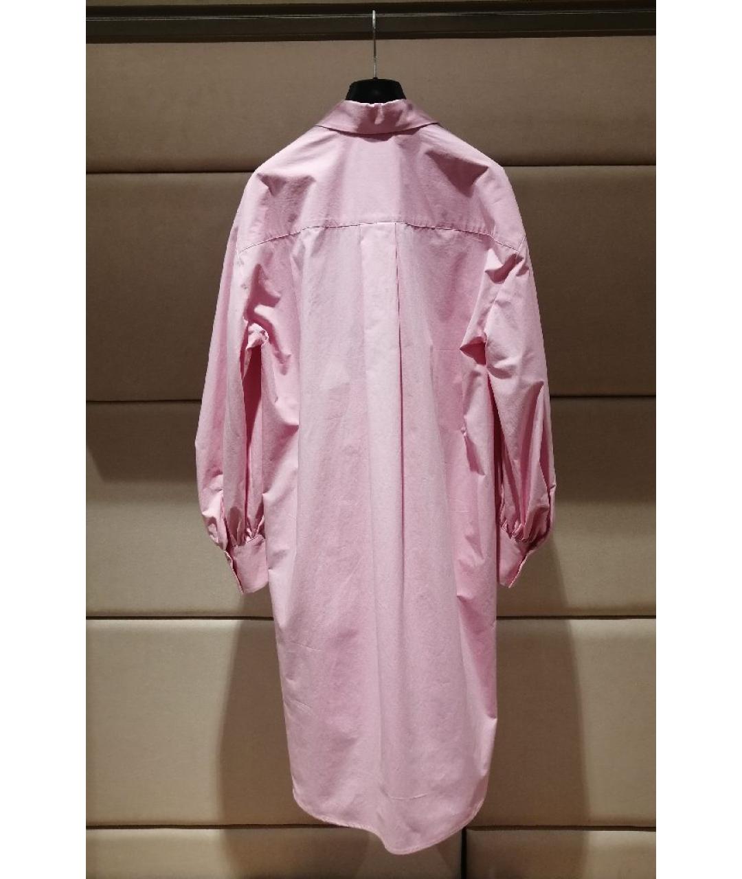 MSGM Розовая хлопковая рубашка, фото 2