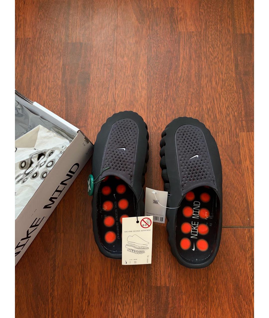 NIKE Черные шлепанцы, фото 2