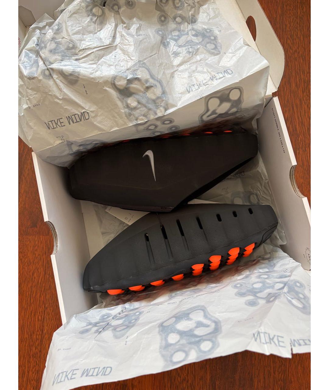 NIKE Черные шлепанцы, фото 5