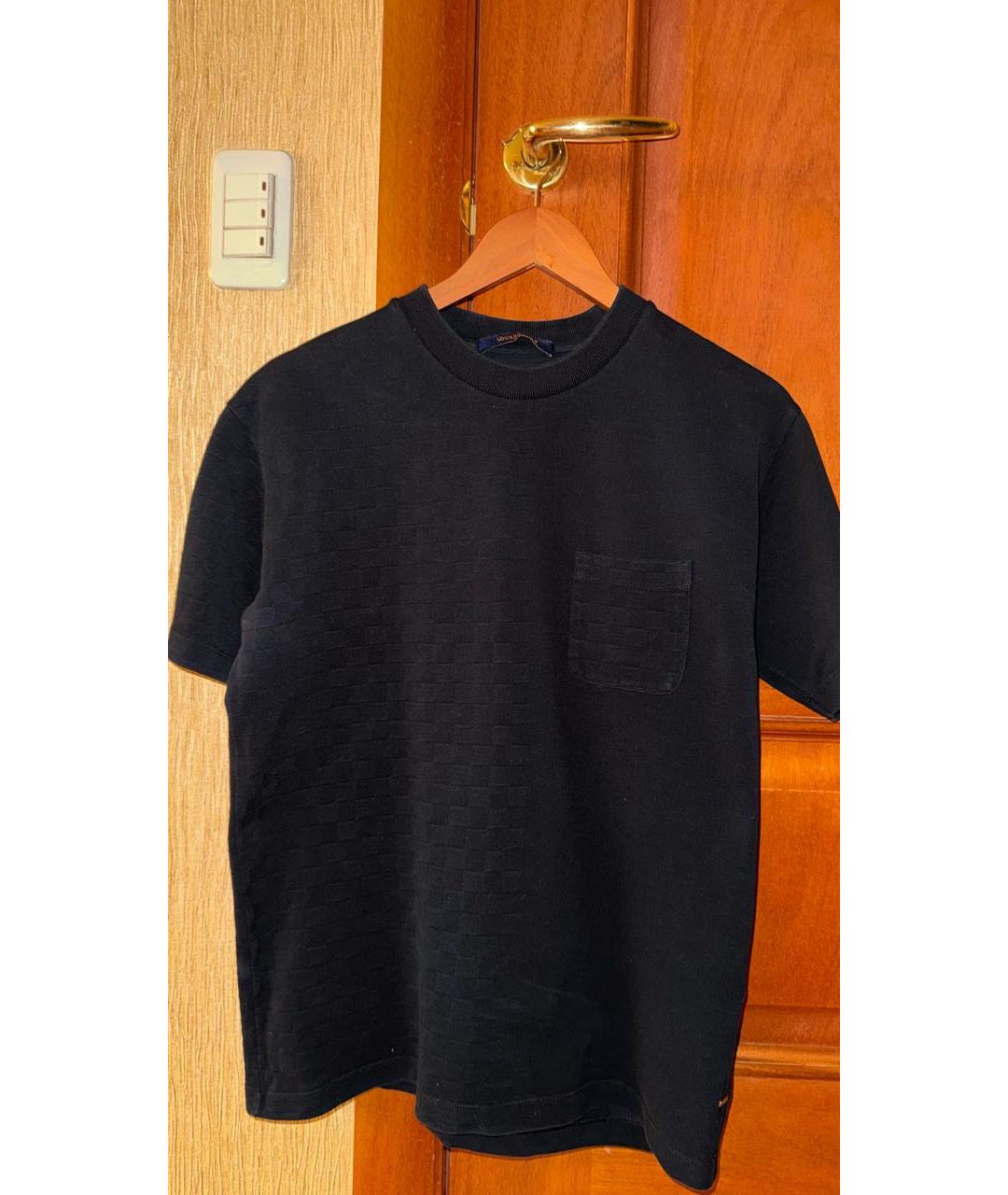 LOUIS VUITTON Черная футболка, фото 5