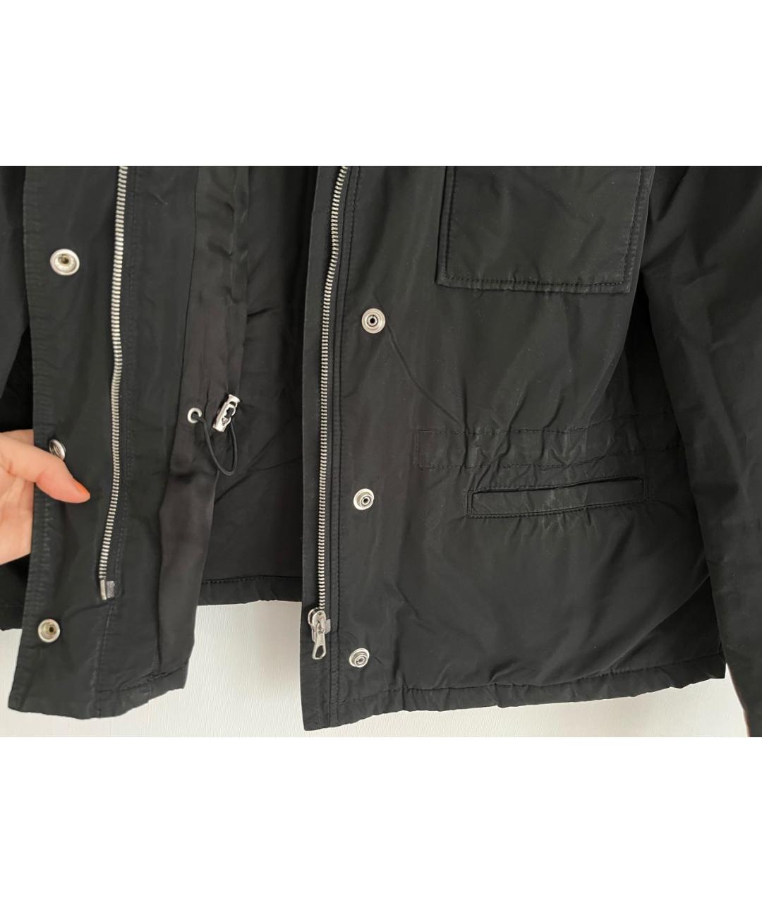 RED VALENTINO Черная полиэстеровая куртка, фото 4