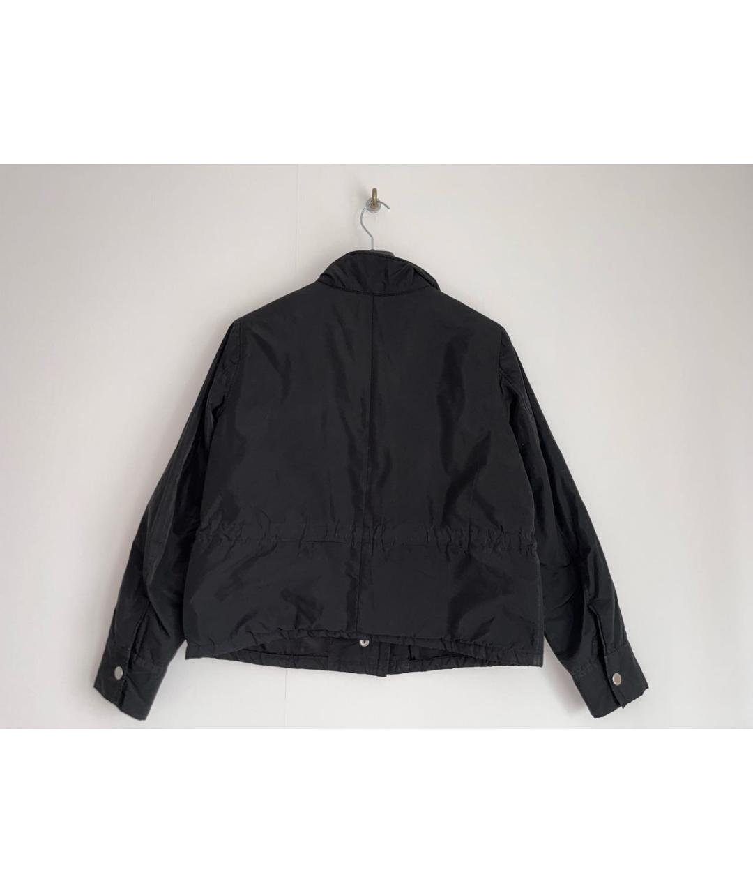 RED VALENTINO Черная полиэстеровая куртка, фото 2