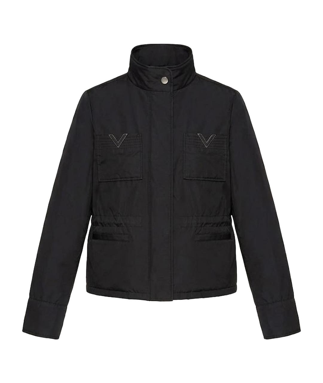 RED VALENTINO Черная полиэстеровая куртка, фото 1