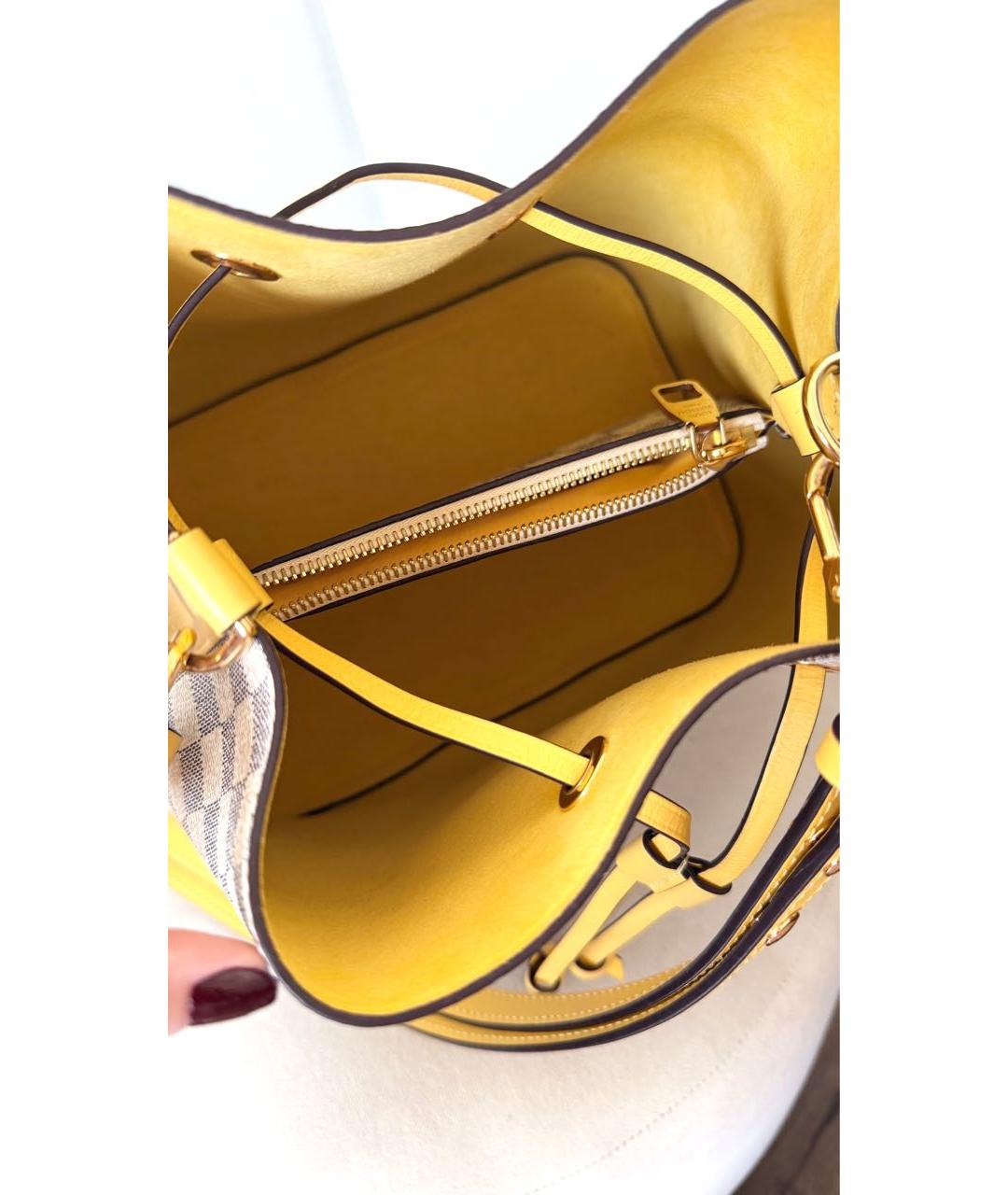 LOUIS VUITTON Желтая сумка через плечо, фото 4