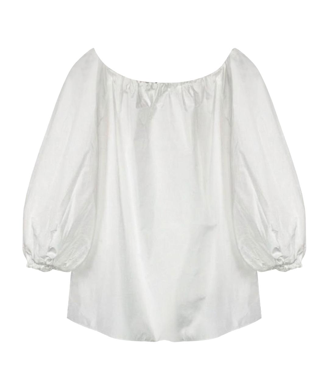 MAX MARA STUDIO Белая полиэстеровая блузы, фото 1