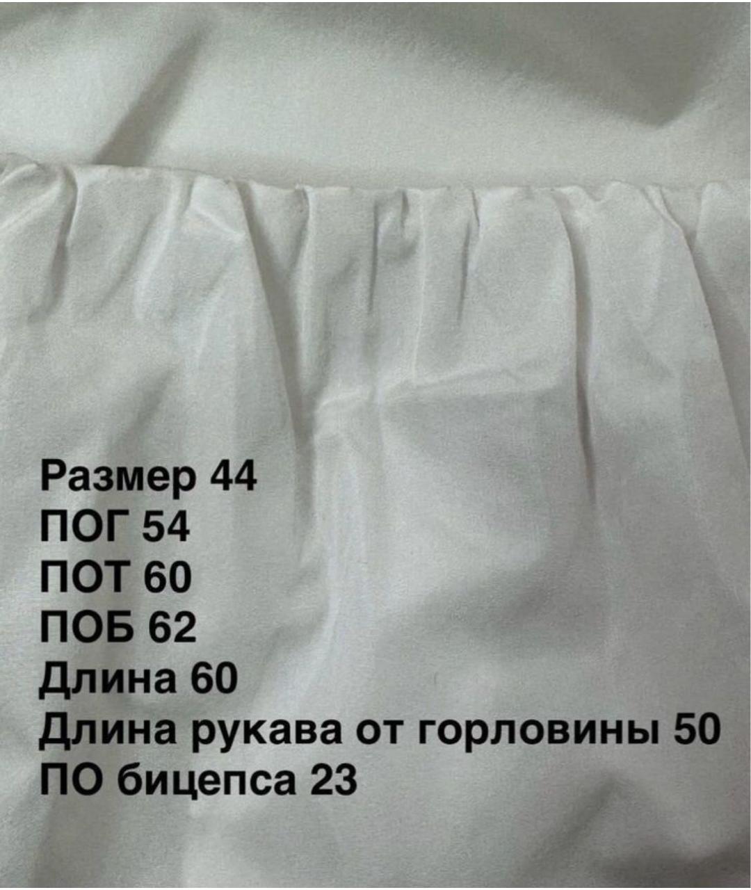 MAX MARA STUDIO Белая полиэстеровая блузы, фото 4