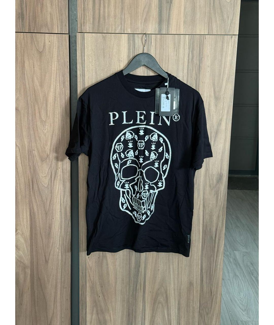 PHILIPP PLEIN Черная хлопковая футболка, фото 7