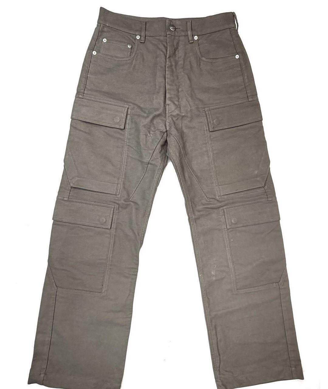 RICK OWENS Серые джинсы, фото 5