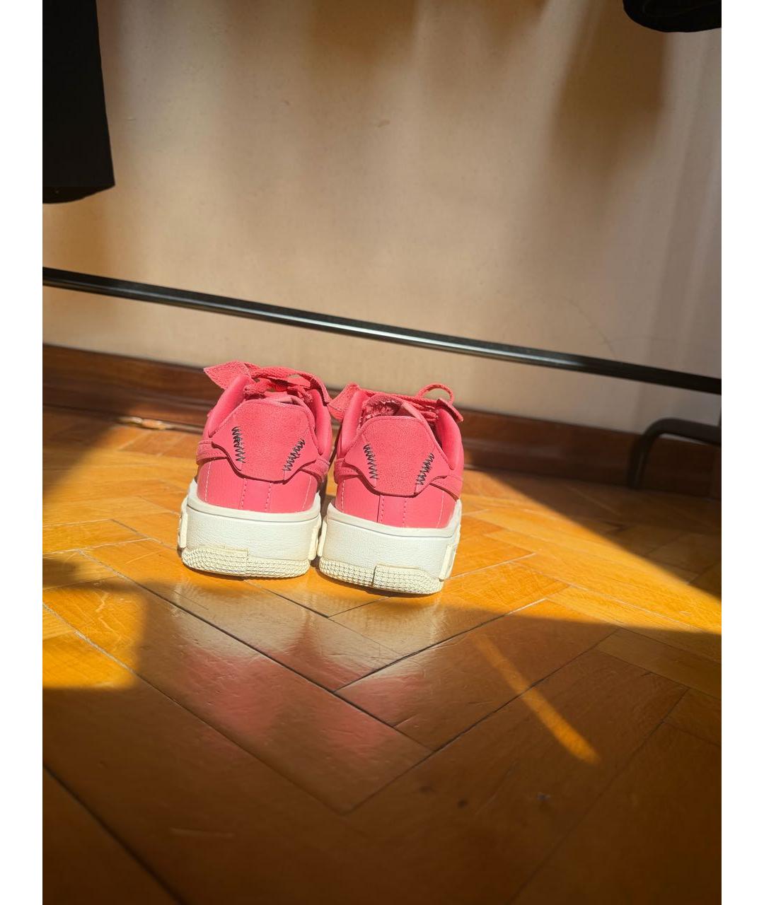 NIKE Розовые кеды из искусственной кожи, фото 4