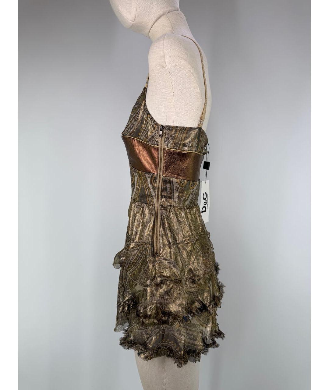 DOLCE&GABBANA Мульти шелковая майка, фото 7