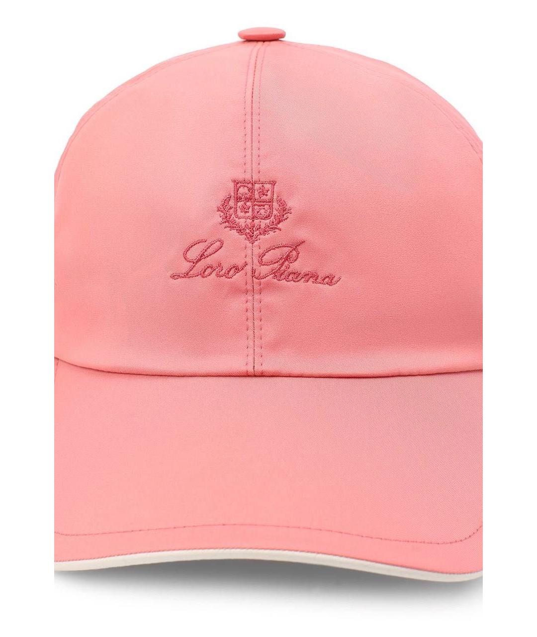 LORO PIANA Розовая кепка/бейсболка, фото 2